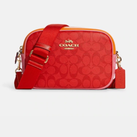 Coach Signature Coated Canvas Camera Bag - Picture 3 of 8